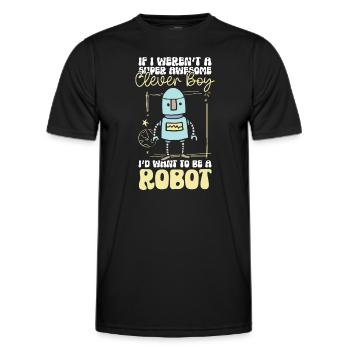 Android Mechanik Robotik Techniker - Männer Funktions-T-Shirt - Schwarz - Vorne - AI Model Male 178 dark (178cm)