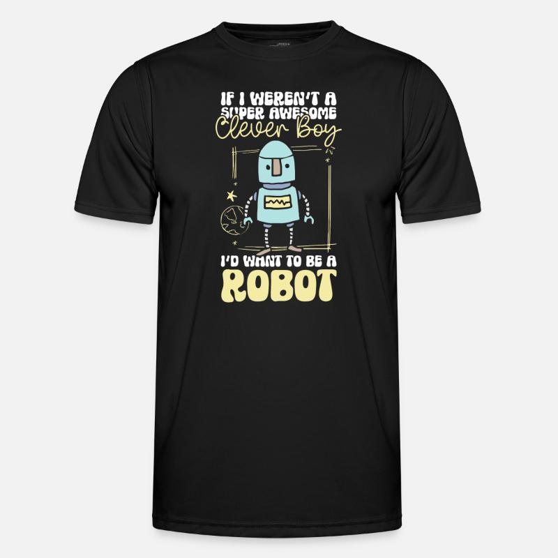 Android Mechanik Robotik Techniker - Männer Funktions-T-Shirt - Schwarz