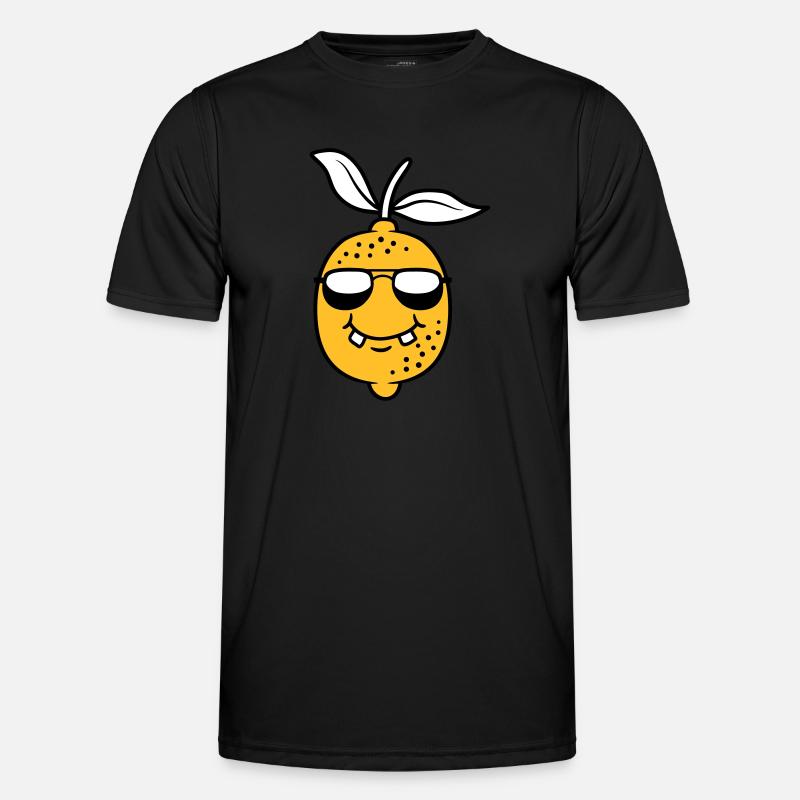 Coole Zitrone Design Männer Funktions-T-Shirt