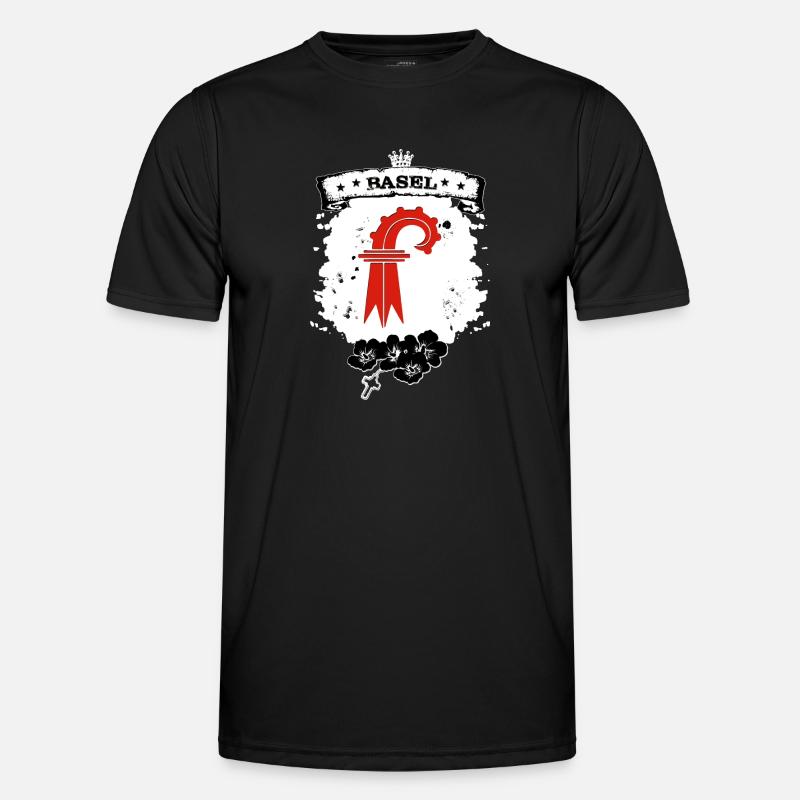 Basel Canton - Men's Functional T-Shirt - black