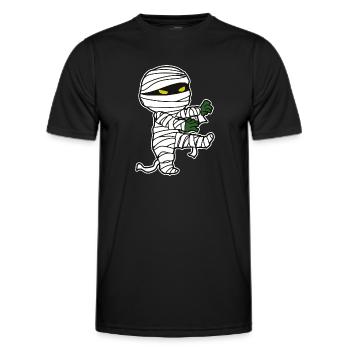 Mummy - Men's Functional T-Shirt - black - Front - AI Model Male 178 dark (178cm)