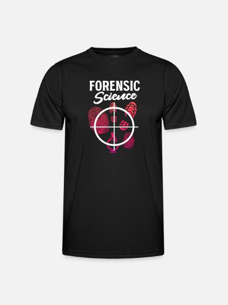 Forensic Science – Criminal Psychologist - Men's Functional T-Shirt - black