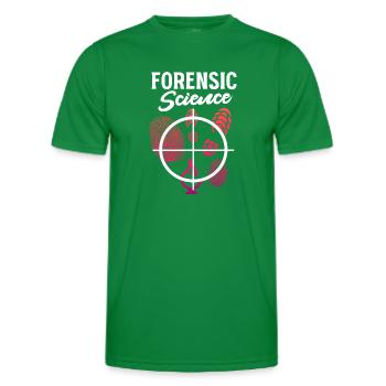 Forensic Science – Criminal Psychologist - Men's Functional T-Shirt - kelly green - Front - AI Model Male 178 dark (178cm)