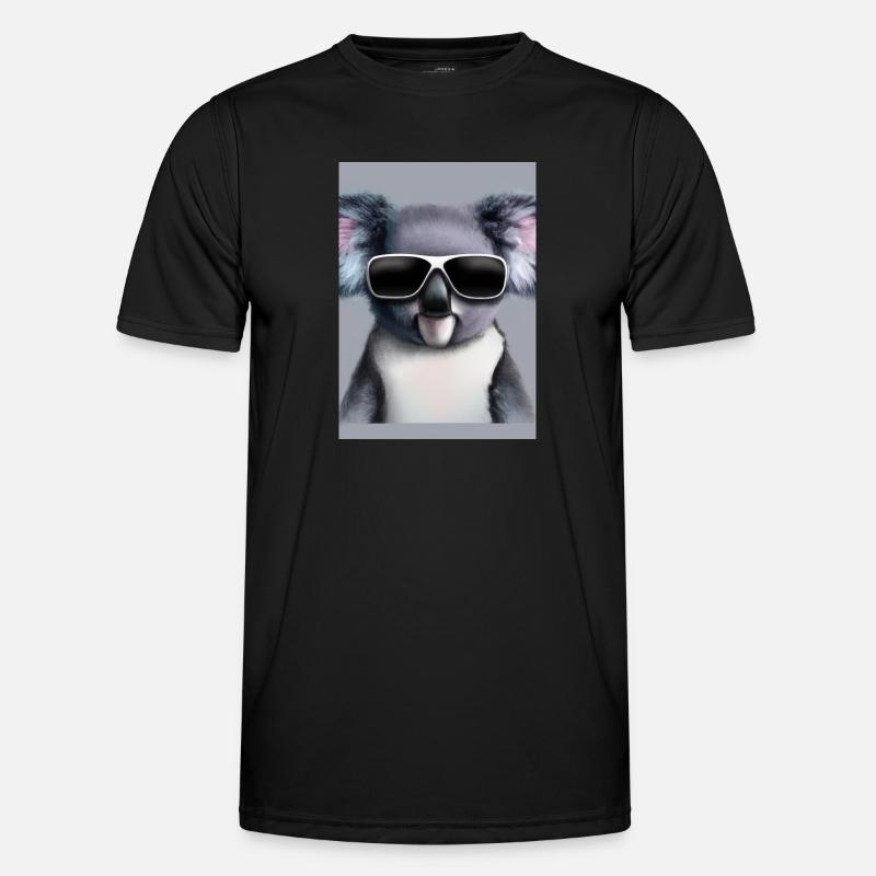 Koala mit Sonnenbrille Männer Funktions-T-Shirt