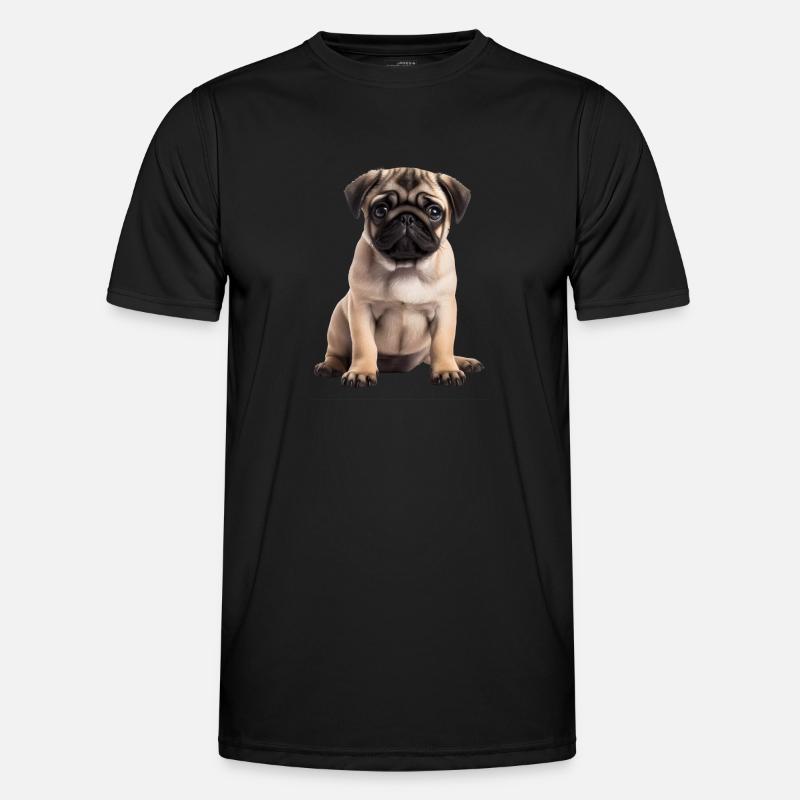 Mops Männer Funktions-T-Shirt
