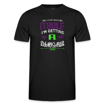 Black History African American Pride Power - Men's Functional T-Shirt - black - Front - AI Model Male 178 dark (178cm)