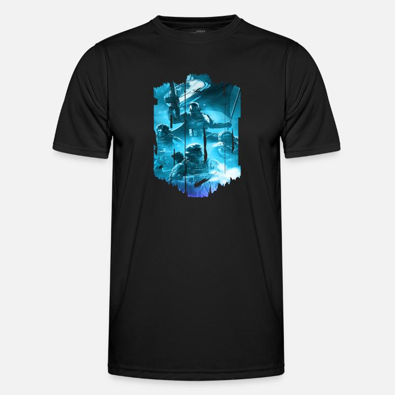 computer pc game technology gamer gaming modern Men's Functional T-Shirt