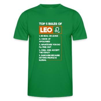 Signe du zodiaque Juillet Superstition - T-shirt sport Homme - vert - Devant - AI Model Male 178 dark (178cm)