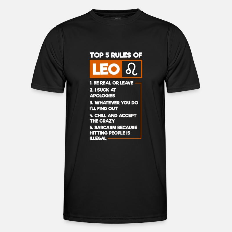 Sternzeichen Juli Aberglaube - Männer Funktions-T-Shirt - Schwarz