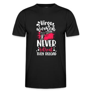 Horoskop Erde Aberglaube - Männer Funktions-T-Shirt - Schwarz - Vorne - AI Model Male 178 dark (178cm)