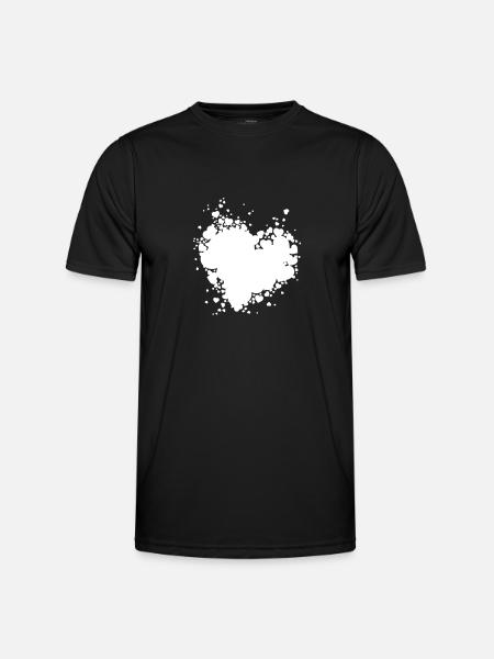 Heart of Hearts - Men's Functional T-Shirt - black