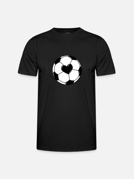 Love Football - Men's Functional T-Shirt - black