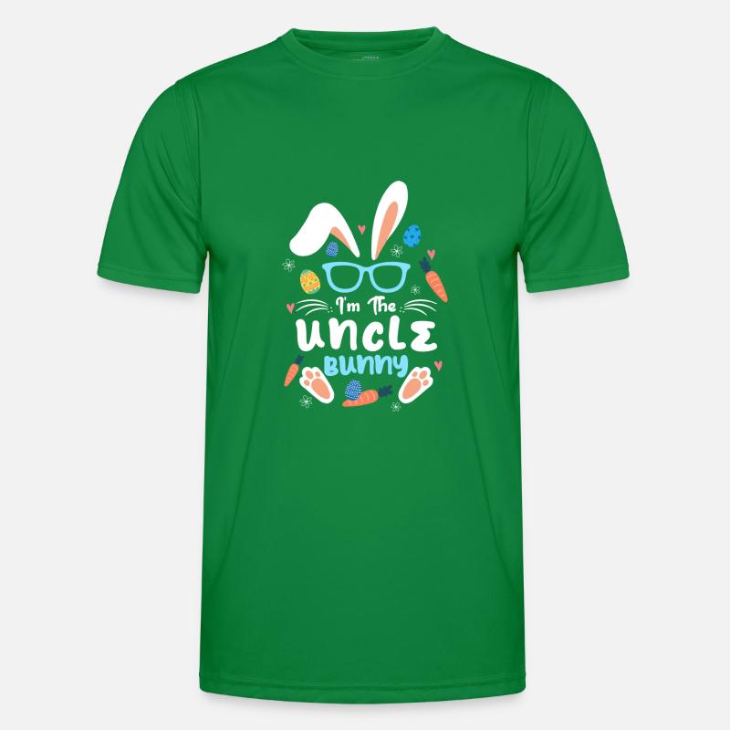 Im The Uncle Rabbit Easter Rabbit Ear Sunglass Männer Funktions-T-Shirt