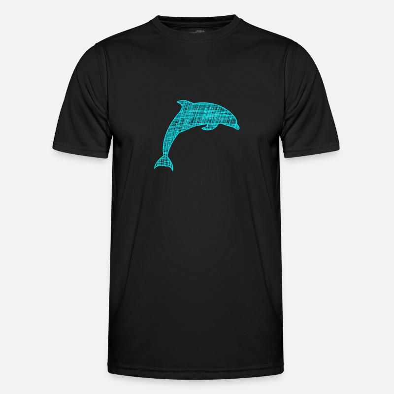 Delfin Männer Funktions-T-Shirt