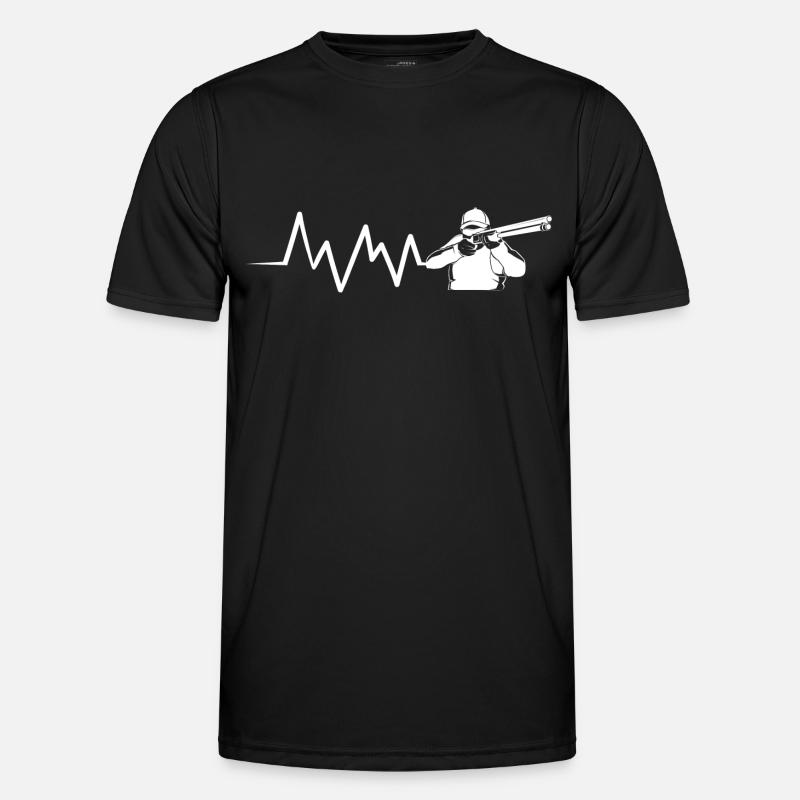 Jagd Jagd - Männer Funktions-T-Shirt - Schwarz