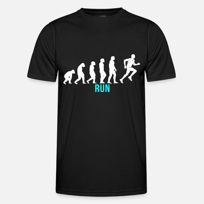Run Evolution - Men's Functional T-Shirt - black
