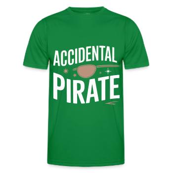 Amputation Disability - Men's Functional T-Shirt - kelly green - Front - AI Model Male 178 dark (178cm)