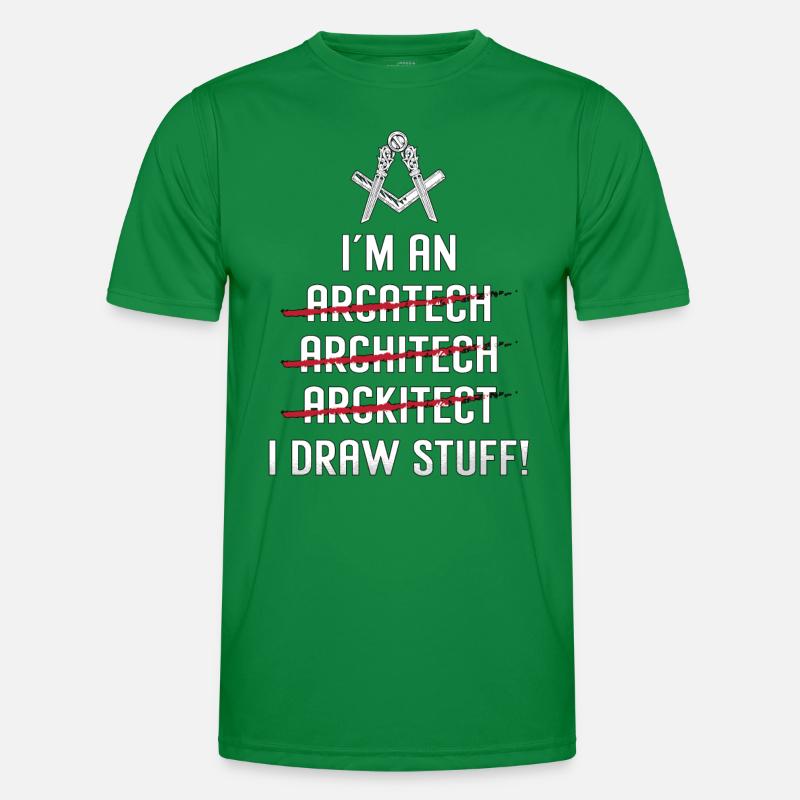 Architecte I’m An I Draw Stuff Job Architecture T-shirt sport Homme