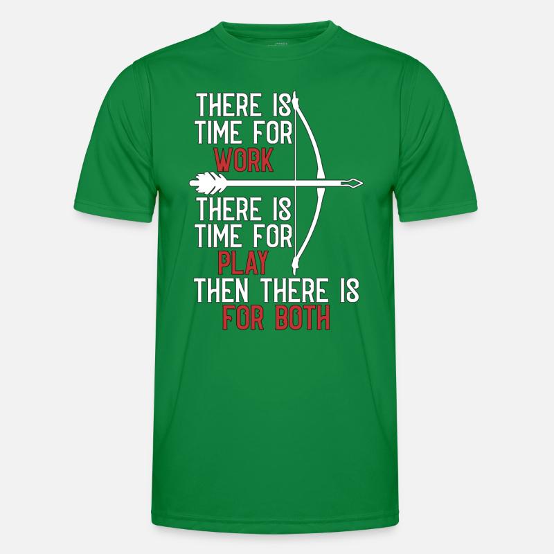 Chasse à l’arc Il y a du temps pour Bow Target Bowhunter T-shirt sport Homme