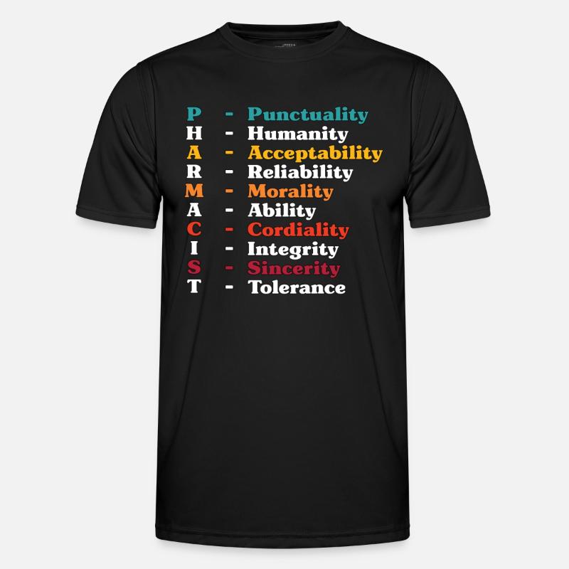 Pharmacist Punctuality Prescription Pharmacy Tech Männer Funktions-T-Shirt