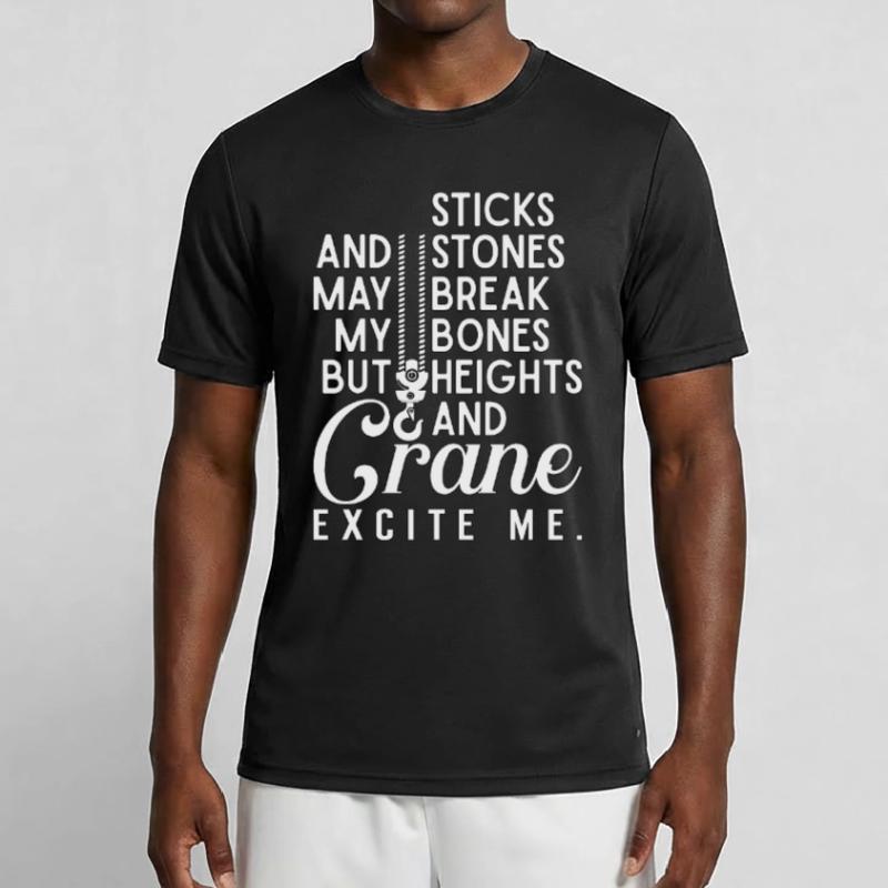 Crane Operator Construction Worker Construction Crane Operator Gift Men's Functional T-Shirt