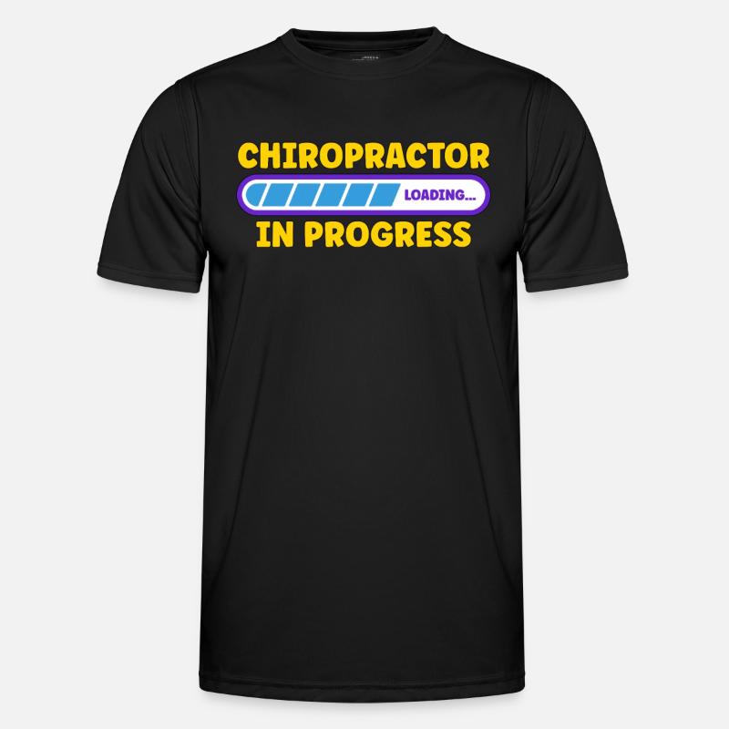 Chiropractic Chiropractor Loading In Chiro Doctor Männer Funktions-T-Shirt