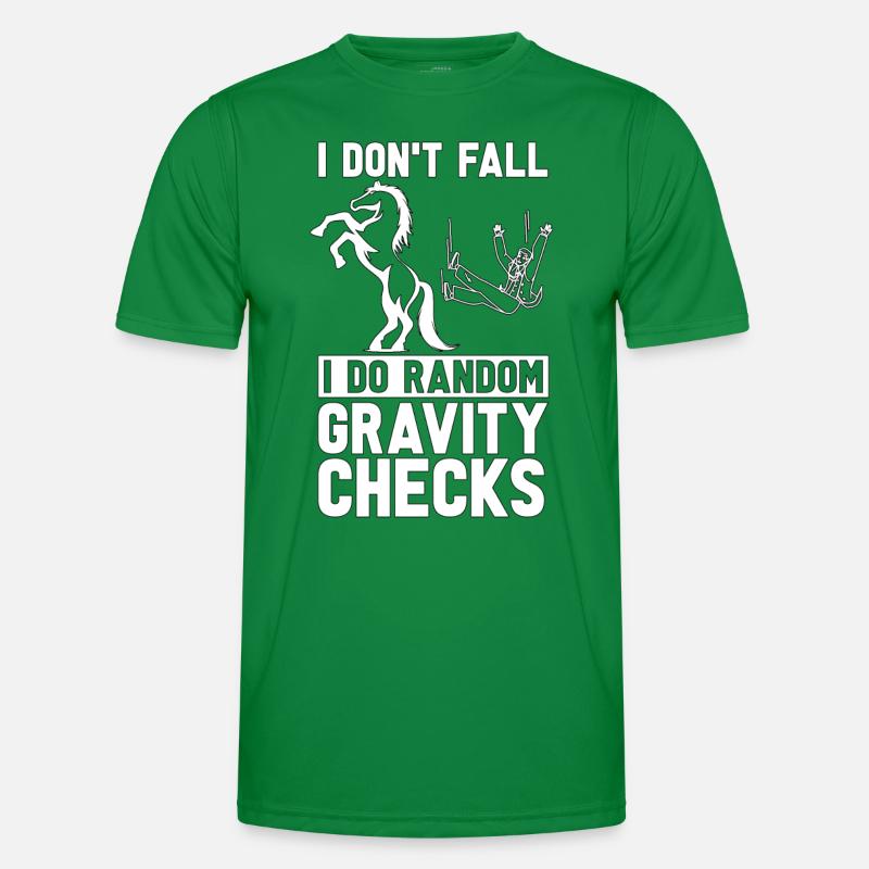 Saut d’obstacles Je ne tombe pas Je fais des chevaux Saut d’obstacles T-shirt sport Homme