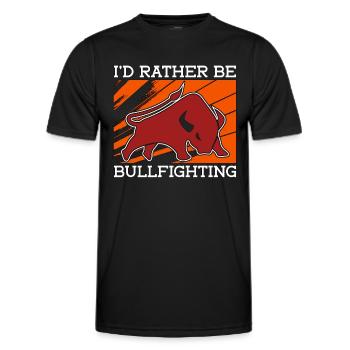 La tauromachie Je serais plutôt un clown de rodéo torero - T-shirt sport Homme - noir - Devant - AI Model Male 178 dark (178cm)