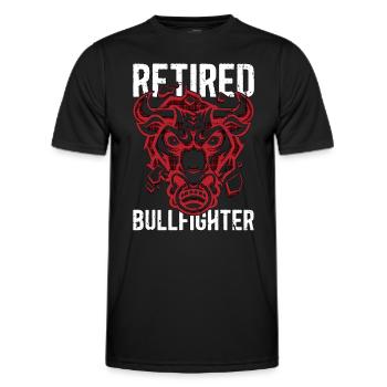 Torero de corrida torero à la retraite - T-shirt sport Homme - noir - Devant - AI Model Male 178 dark (178cm)