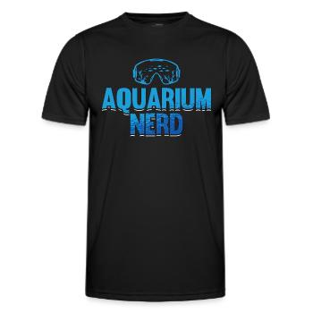 Marine Biology Aquarium Nerd Underwater Science - Männer Funktions-T-Shirt - Schwarz - Vorne - AI Model Male 178 dark (178cm)