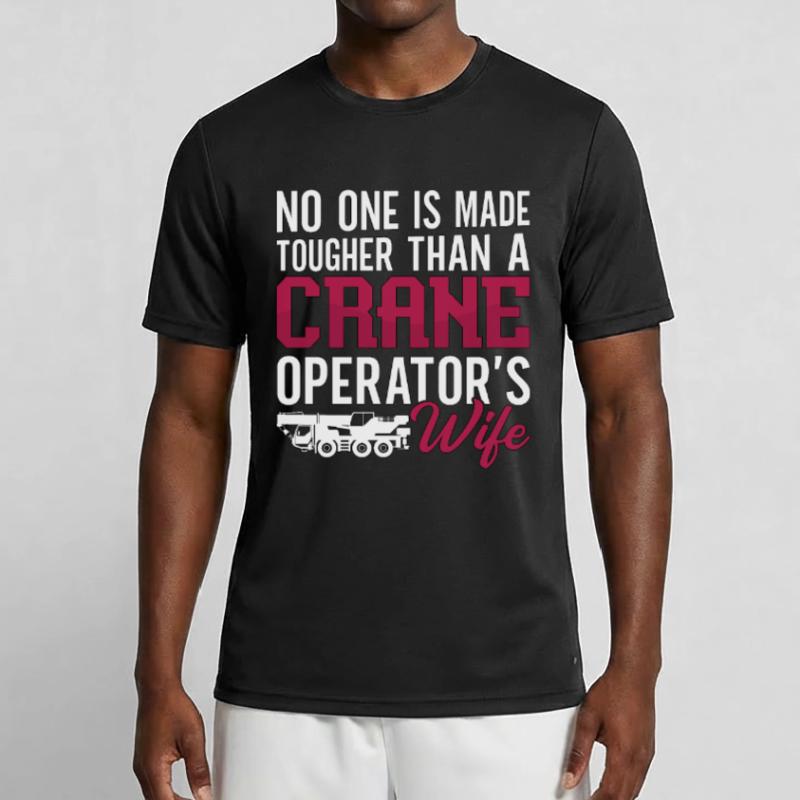 Crane Crane Driver Crane Operator Construction Worker Gift Men's Functional T-Shirt