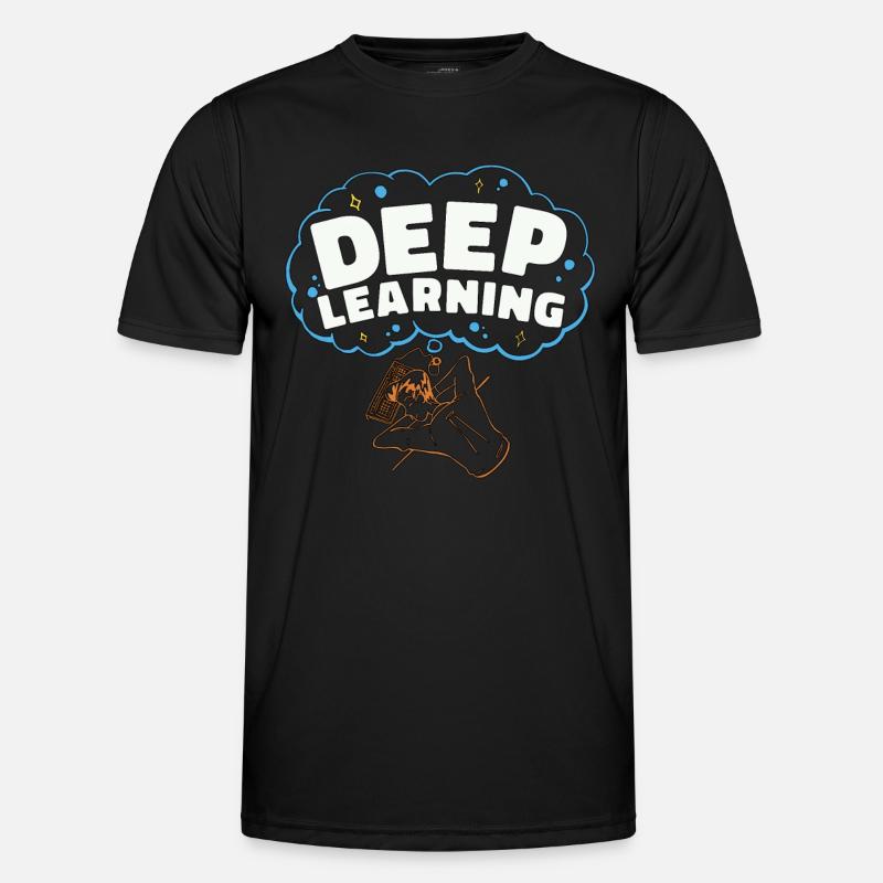 Artificial Intelligence Deep Learning Programmer - Männer Funktions-T-Shirt - Schwarz