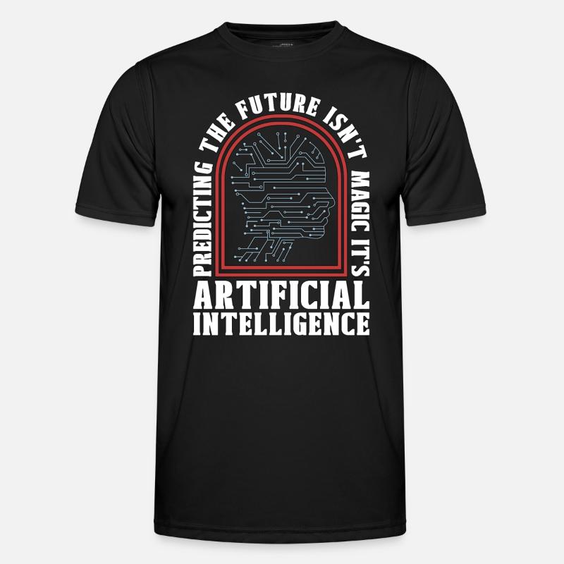 Artificial Intelligence Predicting The Future Men's Functional T-Shirt