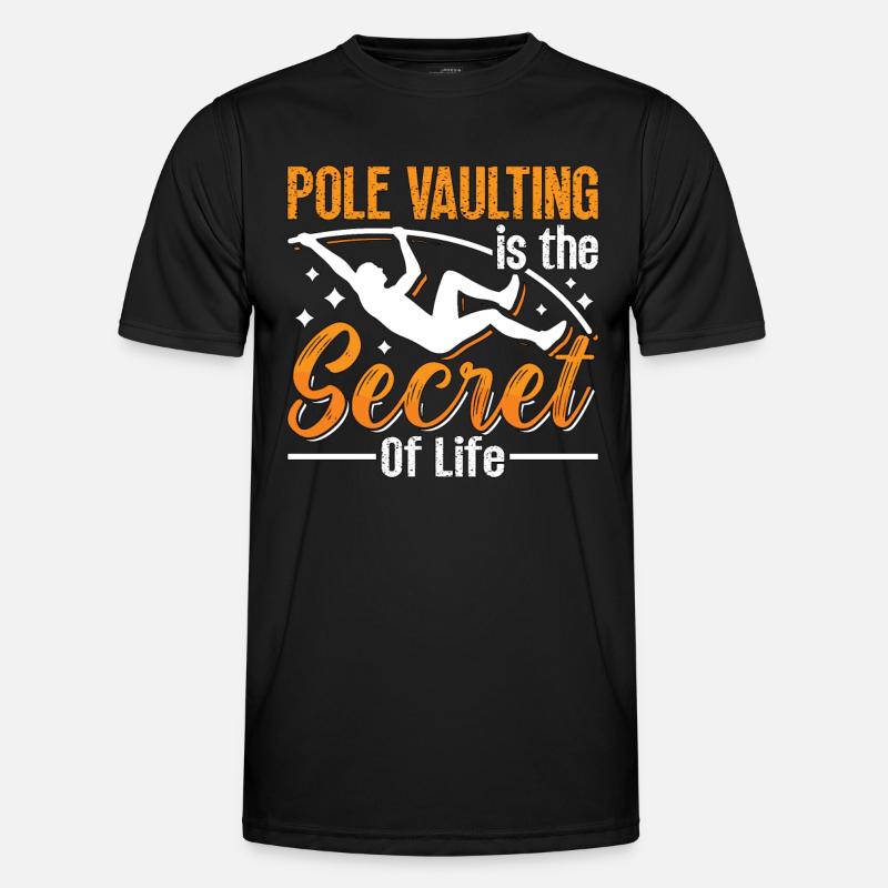 Pole Vault Pole Vaulting Dull Athletics High Jump Men's Functional T-Shirt