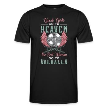 Valkyrie Good Girls Go To Heaven Déesse nordique - T-shirt sport Homme - noir - Devant - AI Model Male 178 dark (178cm)
