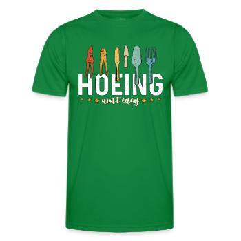 Herbalism Hoeing Ain't Easy Herb Lover Herbalist - Männer Funktions-T-Shirt - Kelly Green - Vorne - AI Model Male 178 dark (178cm)