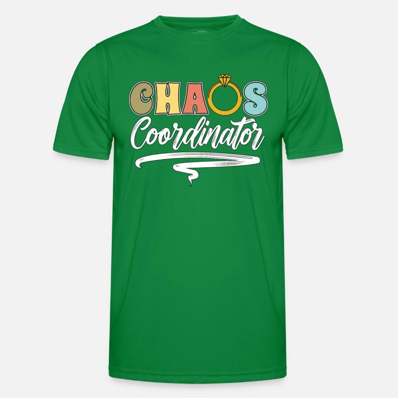 Wedding Planner Chaos Coordinator Event Planner Männer Funktions-T-Shirt