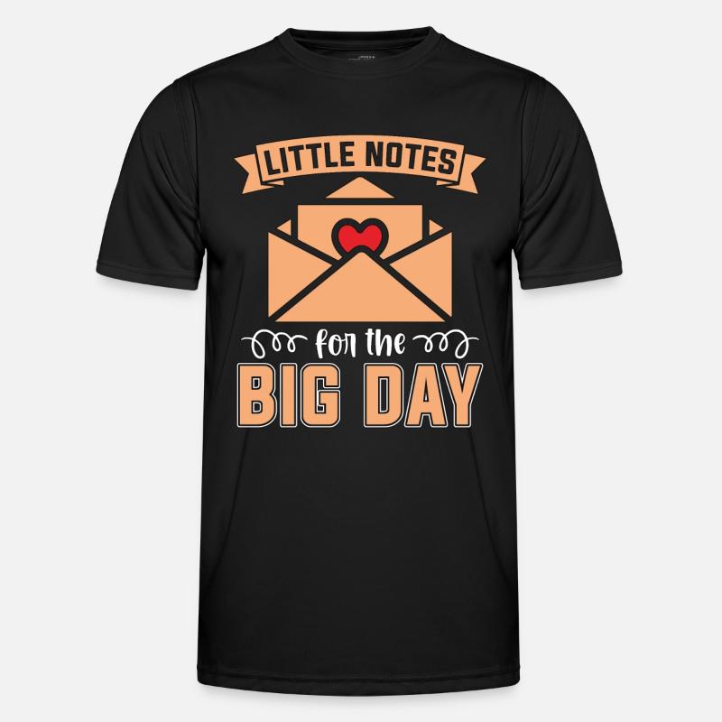Wedding Planner Little Notes For The Big Planning Männer Funktions-T-Shirt