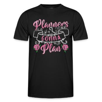 Wedding Planners Gonna Plan Wedding Coordinator - Männer Funktions-T-Shirt - Schwarz - Vorne - AI Model Male 178 dark (178cm)