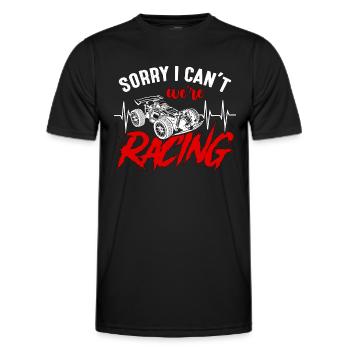RC Model Racing Sorry I Can't We're Racing RC Cars - Männer Funktions-T-Shirt - Schwarz - Vorne - AI Model Male 178 dark (178cm)