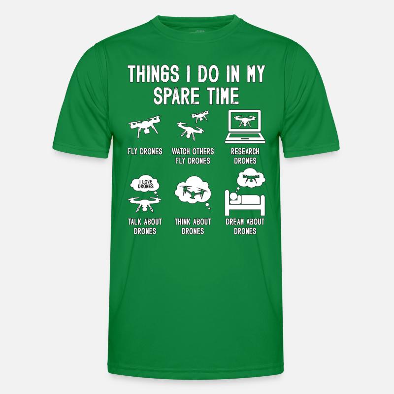 Drone Racing Choses que je fais dans ma machine de course de course T-shirt sport Homme