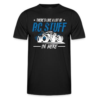 RC Model Racing There's Like A Lot RC Model Maker - Men's Functional T-Shirt - black - Front - AI Model Male 178 dark (178cm)