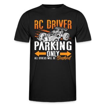 RC Model Racing RC Driver Parking uniquement RC Racing - T-shirt sport Homme - noir - Devant - AI Model Male 178 dark (178cm)