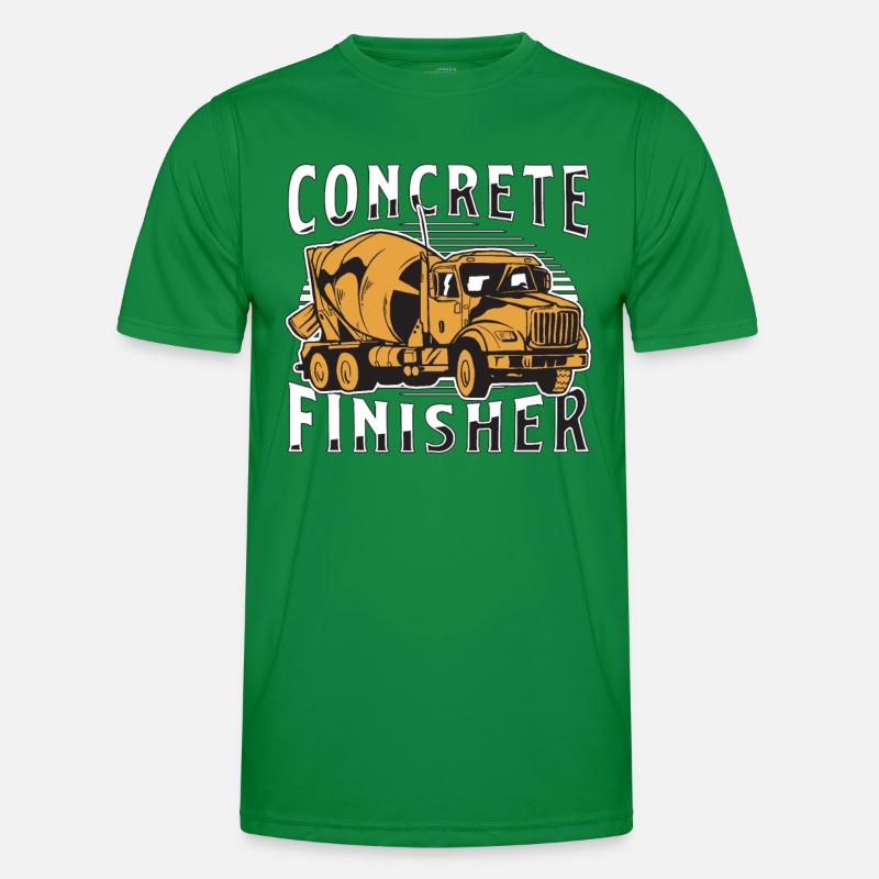 Finition de béton Ouvrier de la construction Cimentier Maçon T-shirt sport Homme