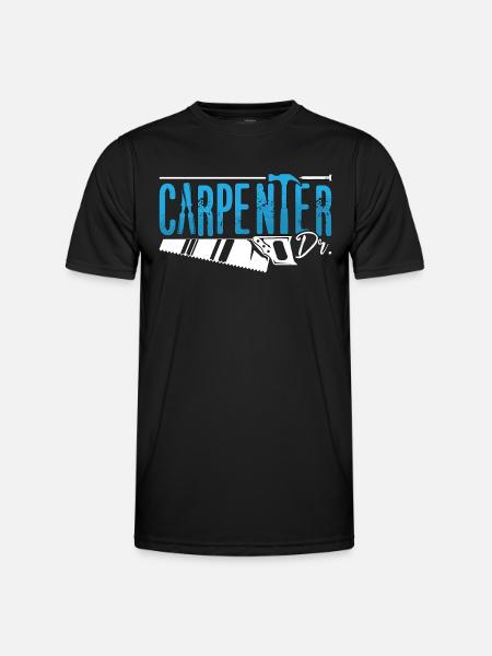 Atelier de menuiserie menuiserie menuiserie - T-shirt sport Homme - noir