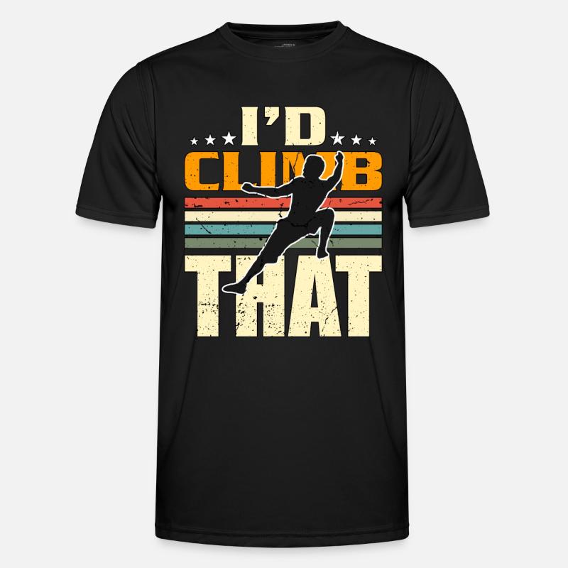 Escalade en intérieur Je grimperais ce grimpeur de bloc T-shirt sport Homme