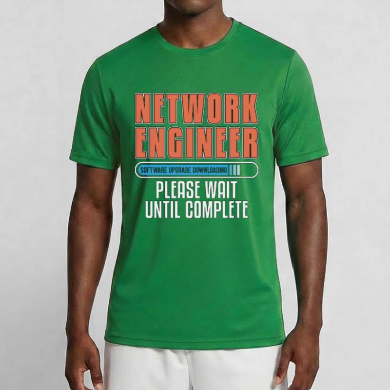Network Engineer Software Upgrade Computer Science Men's Functional T-Shirt