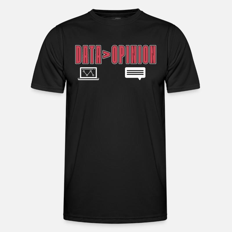 Data Mining Data > Opinion Computer Engineering Männer Funktions-T-Shirt