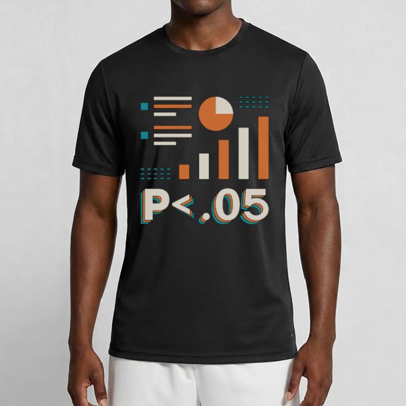 Data Analyst P < .05 Computer Science Programming Männer Funktions-T-Shirt