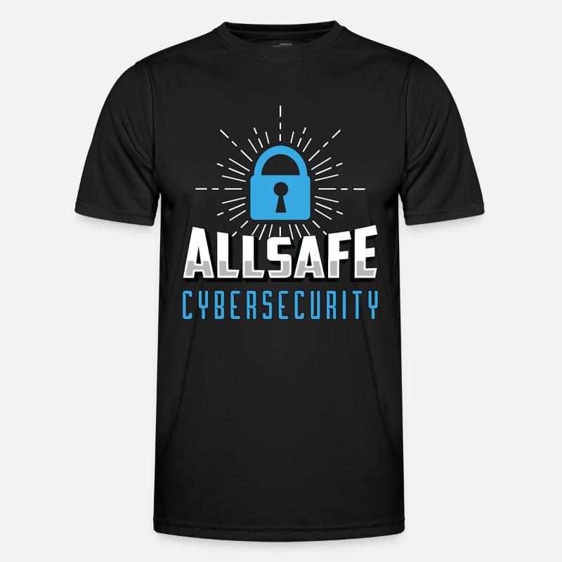 Cybersecurity Allsafe Cybersecurity Programmer Männer Funktions-T-Shirt